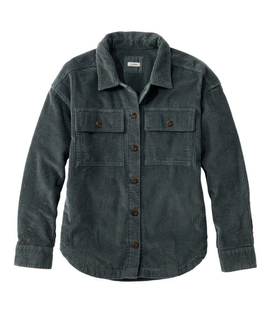 Women's Comfort Corduroy Big Shirt - US 7004