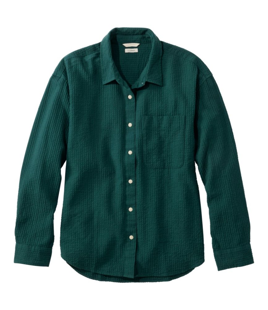 Women's Sunwashed Textured Big Shirt - US 3118