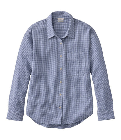 Women's Sunwashed Textured Big Shirt - US 0737