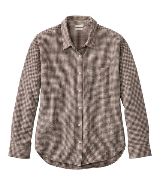 Women's Sunwashed Textured Big Shirt - US 2888