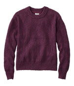 Women's Cotton Ragg Sweater, Relaxed Crewneck - US 9101
