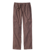 Women's Sunwashed Cotton-Blend Pull-On Pants, Mid-Rise Cargo - US 2087