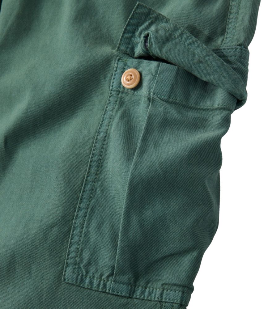 Women's Sunwashed Cotton-Blend Pull-On Pants, Mid-Rise Ankle - US 9084