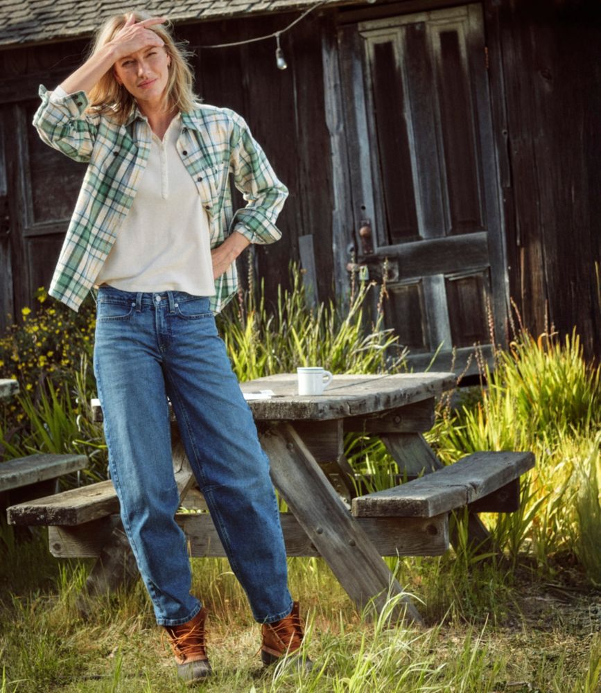 Women's 207 Vintage Jeans, Mid-Rise Barrel-Leg - US 2235