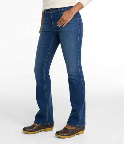 Women's L.L.Bean Go-Anywhere Jeans, Mid-Rise Bootcut - US 0416