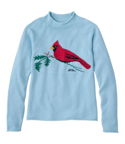 Women's The Original Double L® Sweater, Novelty Rollneck - US 0170