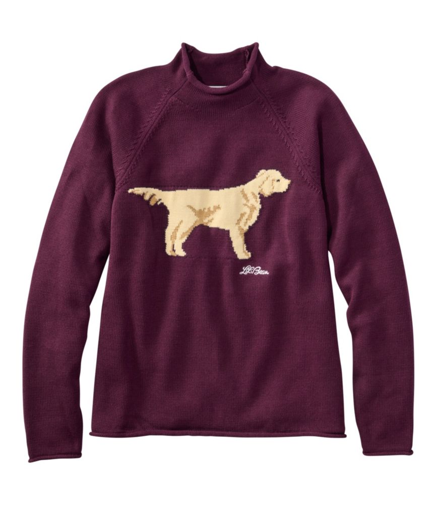 Women's The Original Double L® Sweater, Novelty Rollneck - US 4189
