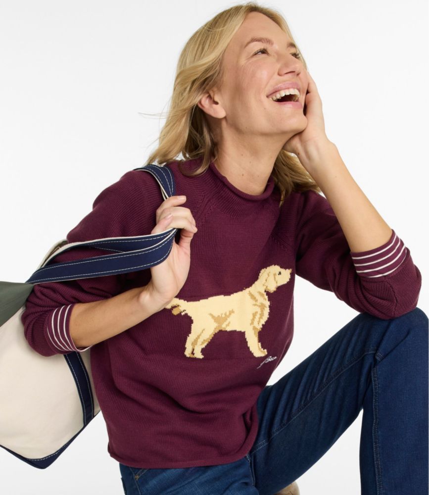 Women's The Original Double L® Sweater, Novelty Rollneck - US 4189