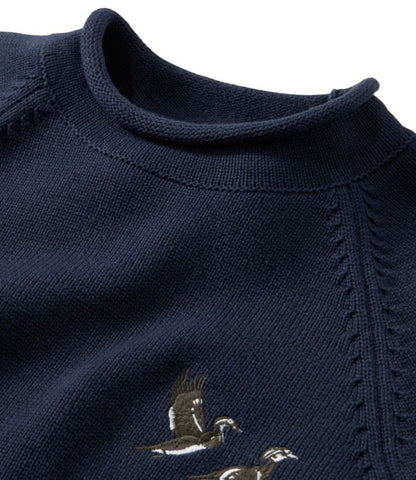 Men's The Original Double L® Rollneck Sweater, Novelty - US 6541