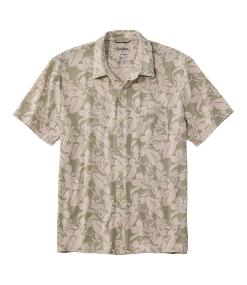Men's Sunwashed Ultrasoft Button-Front Shirt, Short-Sleeve, Print - US 0217