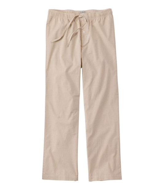 Men's Bean's Poplin Sleep Pants - US 7183