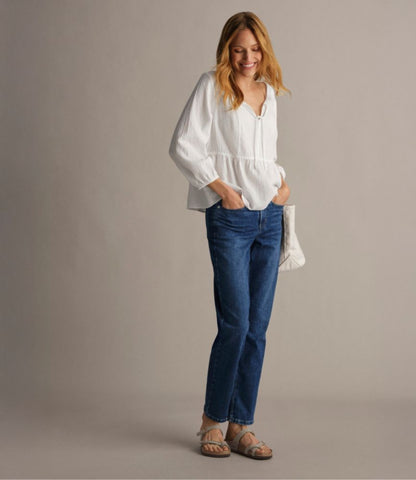 Women's Sunwashed Textured Popover Shirt - US 2203