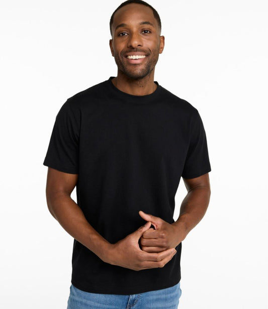 Men's Carefree Unshrinkable Tee, Slightly Fitted, Short-Sleeve - US 9065