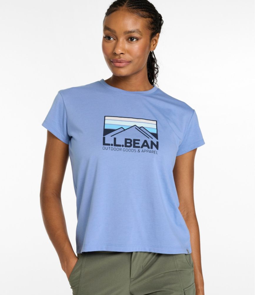 Women's Mountainside Crewneck Tee, Short-Sleeve Graphic - US 9775