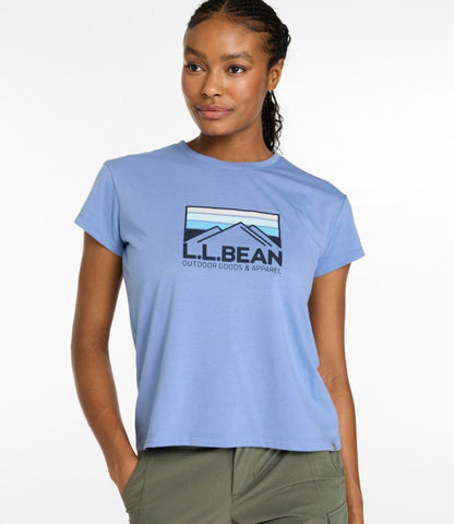 Women's Mountainside Crewneck Tee, Short-Sleeve Graphic - US 9775