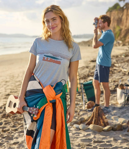 Women's Mountainside Crewneck Tee, Short-Sleeve Graphic - US 6150