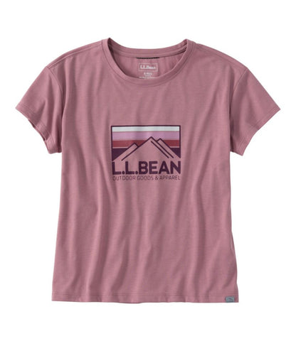 Women's Mountainside Crewneck Tee, Short-Sleeve Graphic - US 9225