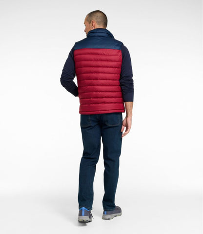 Men's Access Down Vest, Colorblock - US 2991