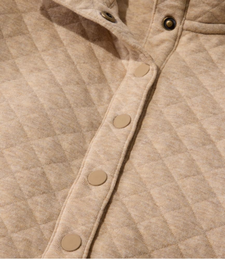 Women's Quilted Half-Snap Sweatshirt - US 0778