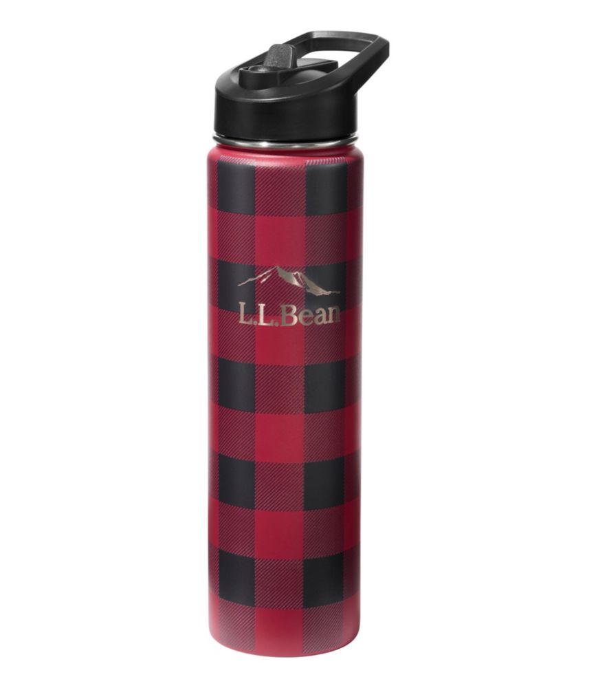 Bean Canteen Insulated Straw Water Bottle, 25 oz. Print - US 8642