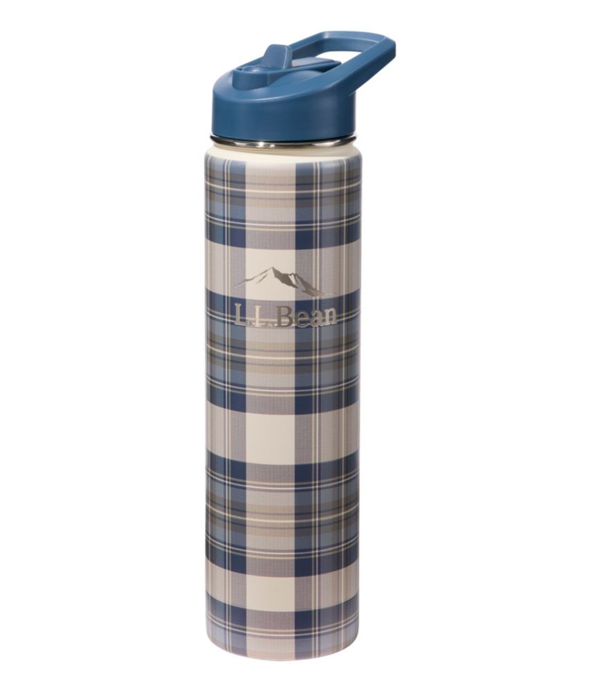 Bean Canteen Insulated Straw Water Bottle, 25 oz. Print - US 6794