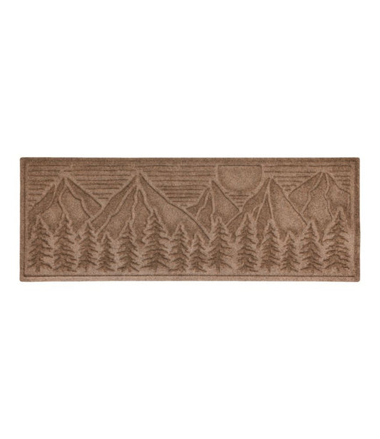 Everyspace Recycled Waterhog Wide Doormat, Treeline - US 0847