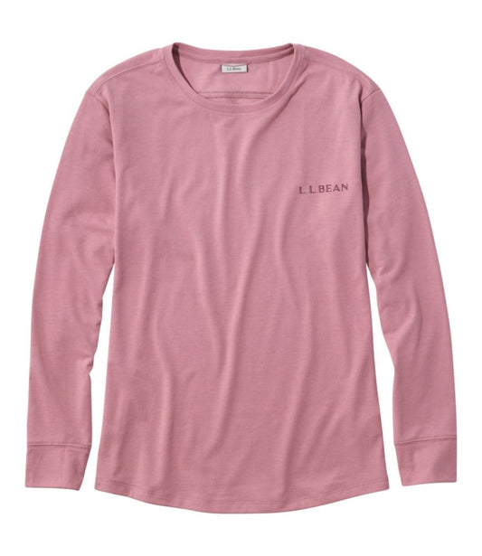 Women's Mountainside Crewneck Tee, Long-Sleeve Graphic - US 1263