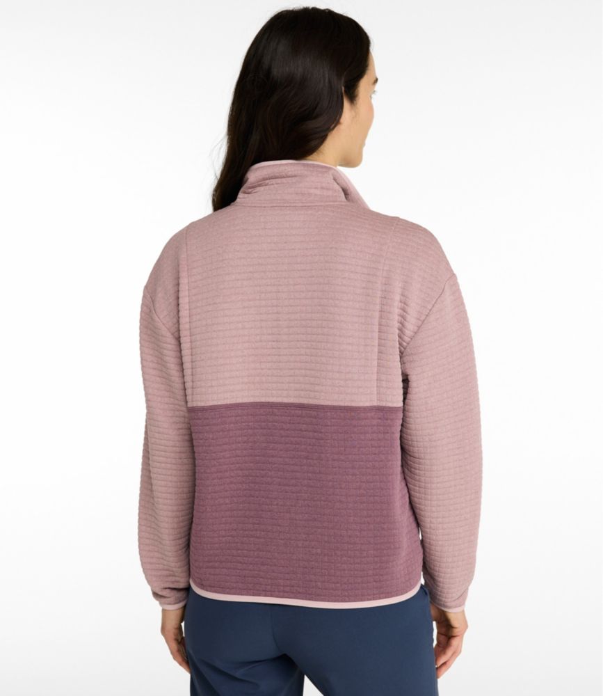 Women's Airlight Grid Pullover, Colorblock - US 8366