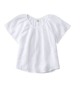 Women's Cloud Gauze Shirt, Short-Sleeve Scoopneck - US 5825