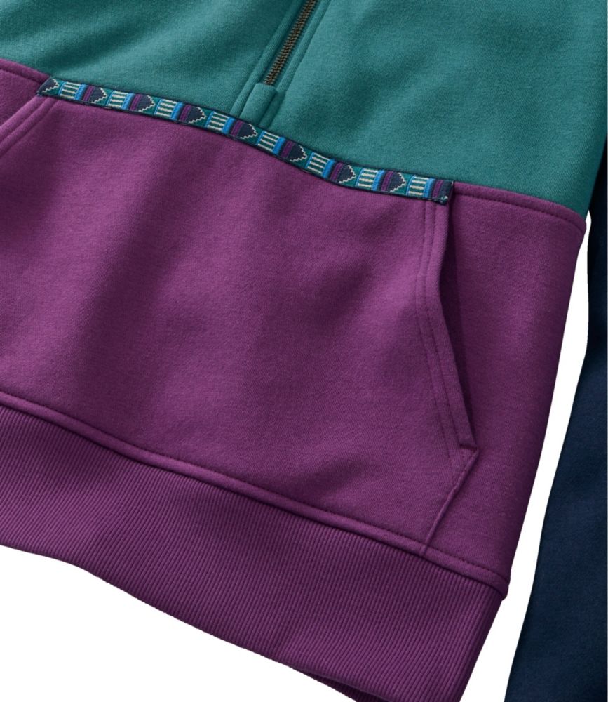 Women's Mountain Classic Sweatshirt, Half-Zip Colorblock - US 3386