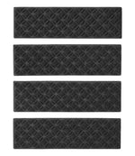 Heavyweight Recycled Waterhog Stair Tread, Geometric Rings - US 4055