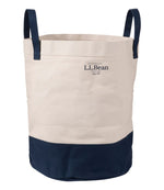 Canvas Laundry Storage Tote, Colorblock - US 0181