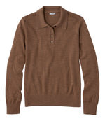 Women's Essential Merino Wool Sweater, Polo - US 2890